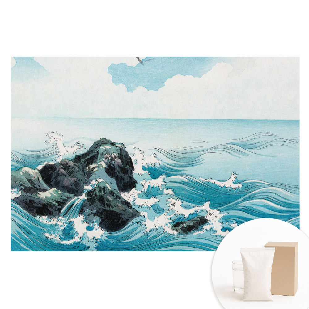 Netkaná tapeta s potlačou Oceánske vlny a obloha