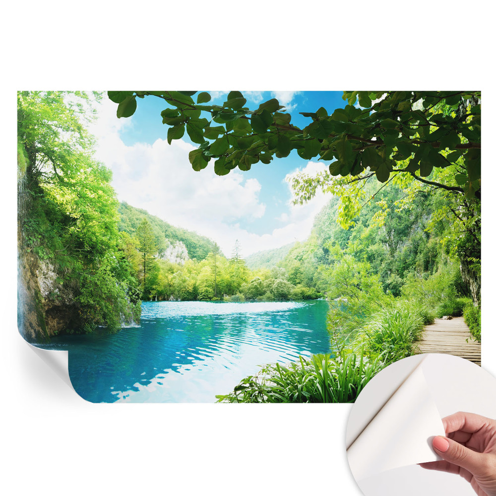 Samolepiaca nástenná maľba Prírodná oáza