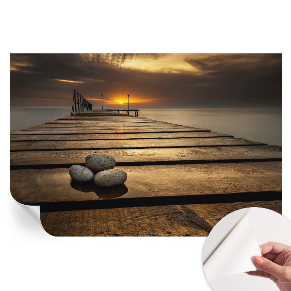 Samolepiaca nástenná maľba Západ slnka