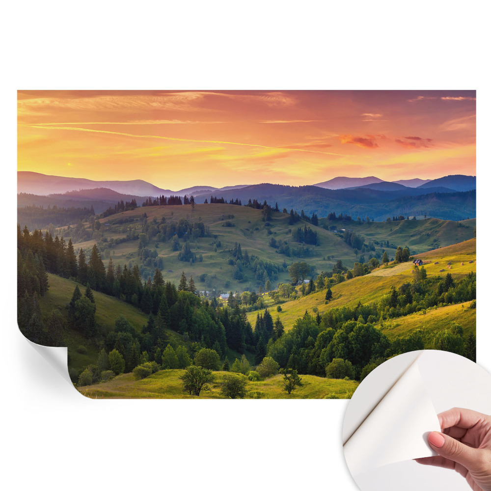 Samolepiaca fototapeta Horská krajina do spálne