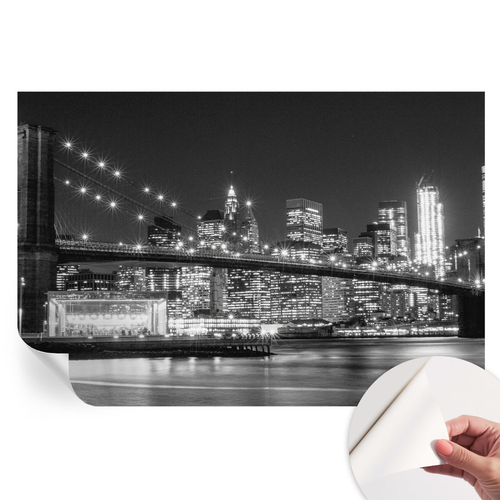 Samolepiaca tapeta do obývačky Nočná panoráma