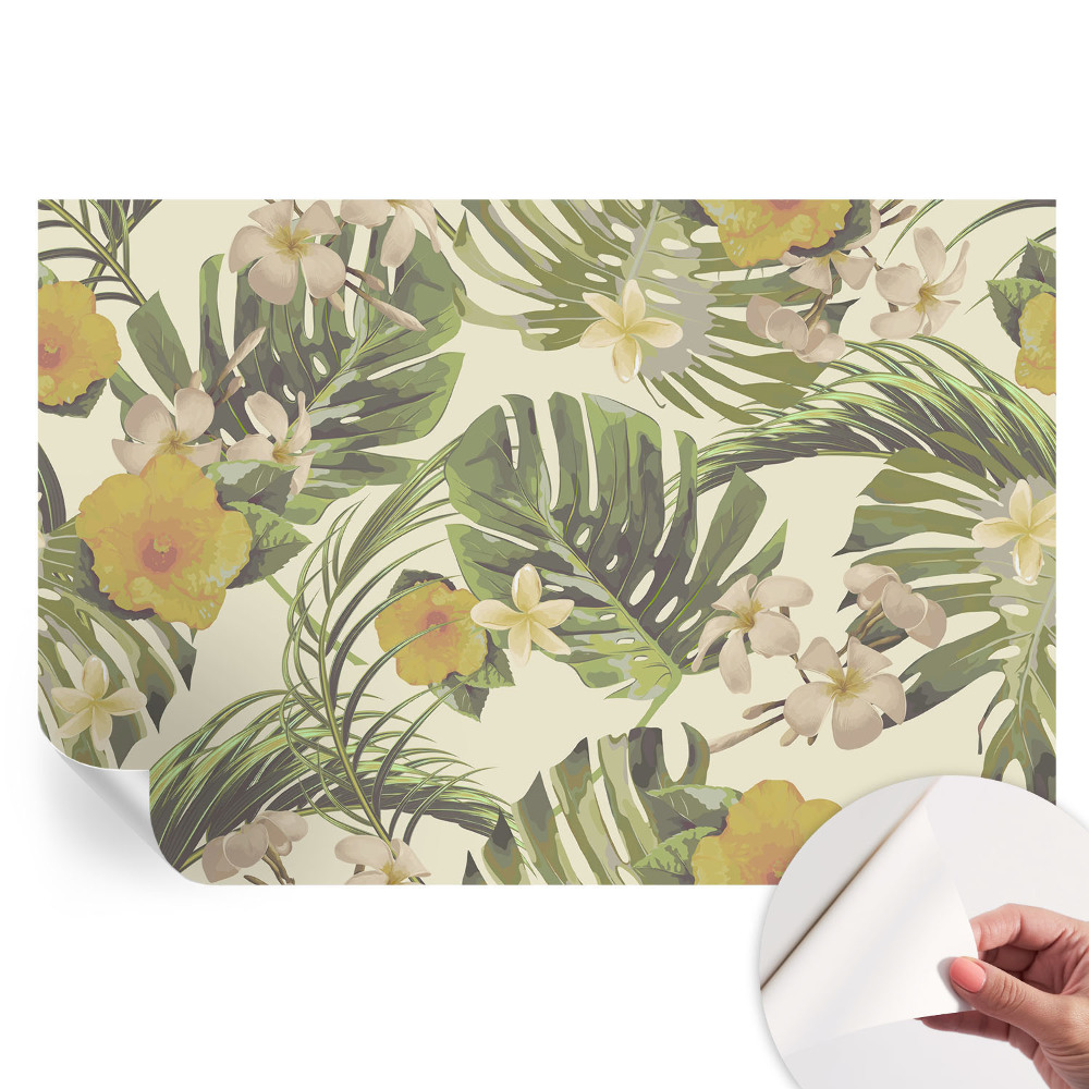 Samolepiaca fotografická tapeta Exotická flóra