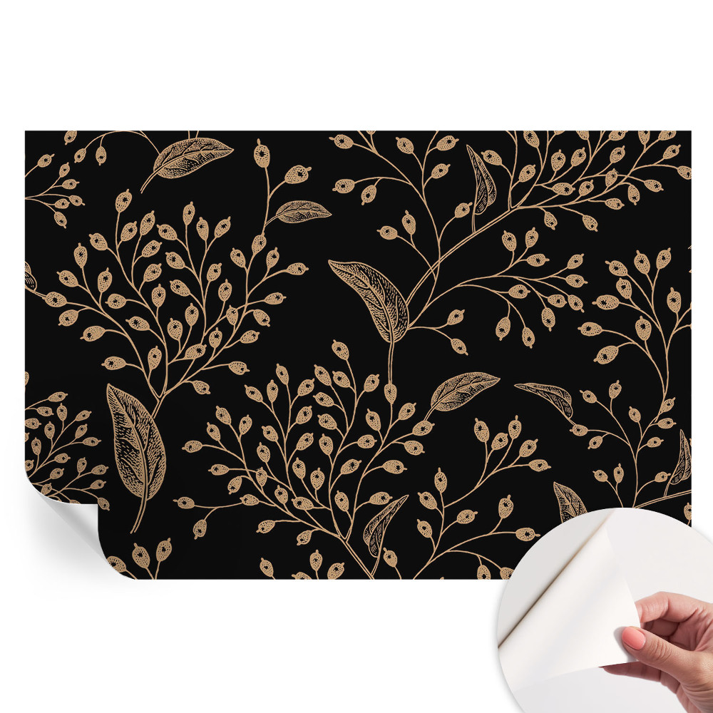 Samolepiaca nástenná maľba Botanická elegancia