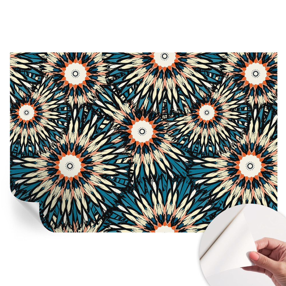 Moderná fototapeta do obývačky Energia kvetov