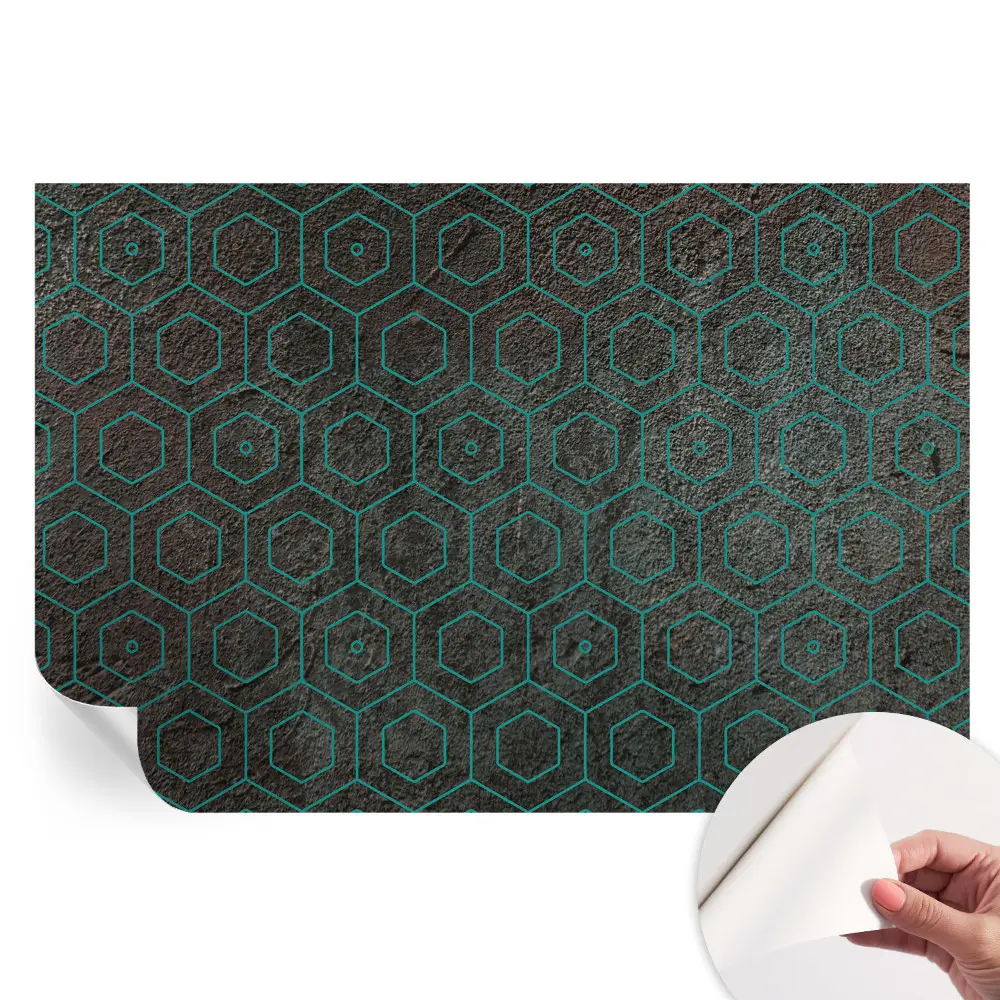 Moderná fototapeta na stenu do obývačky s geometrickým vzorom