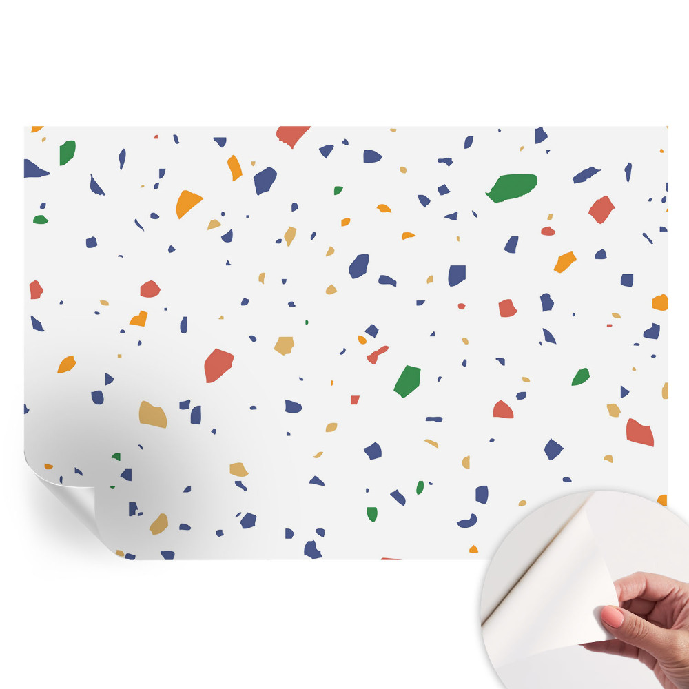 Moderná fototapeta do obývačky Dúhové kúsky