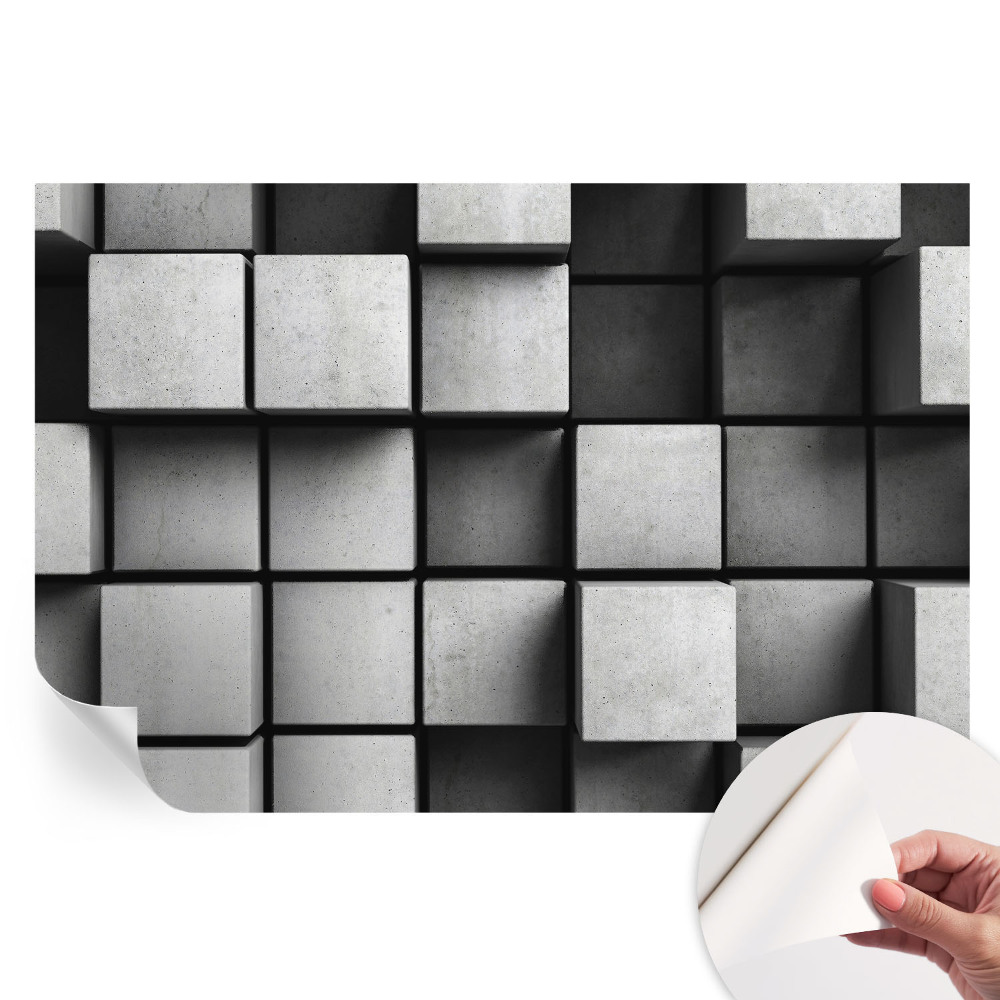 Samolepiaca fototapeta Geometrické kocky