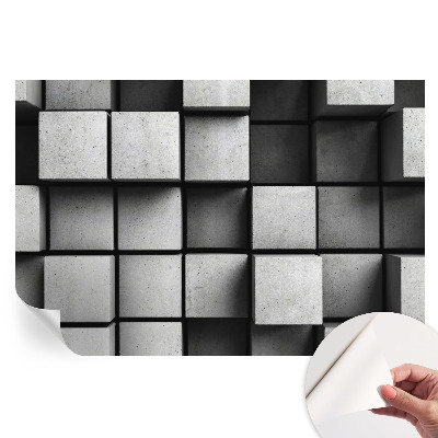 Samolepiaca fotografická tapeta Geometrické kocky