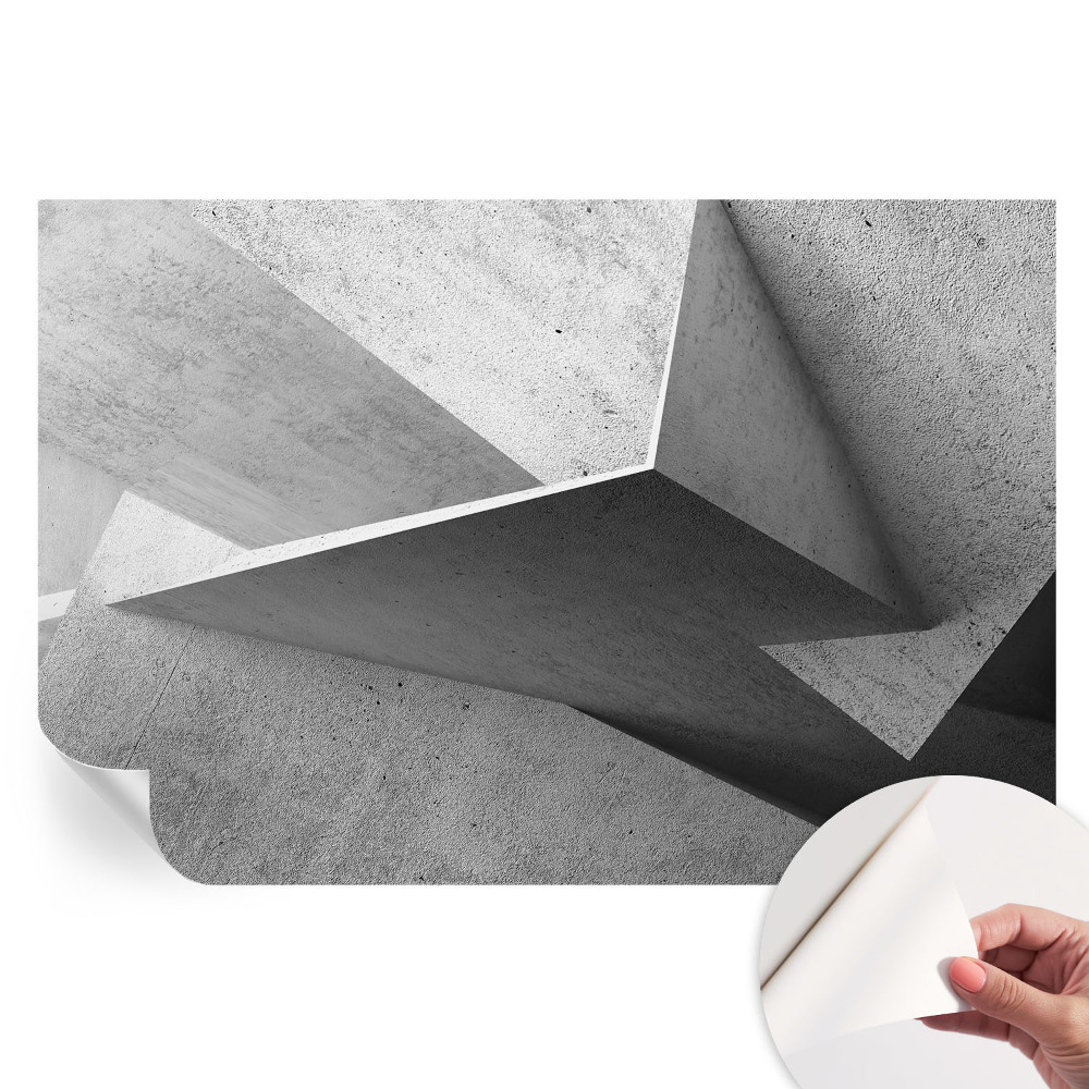 Samolepiaca tapeta do obývačky Geometrické štruktúry