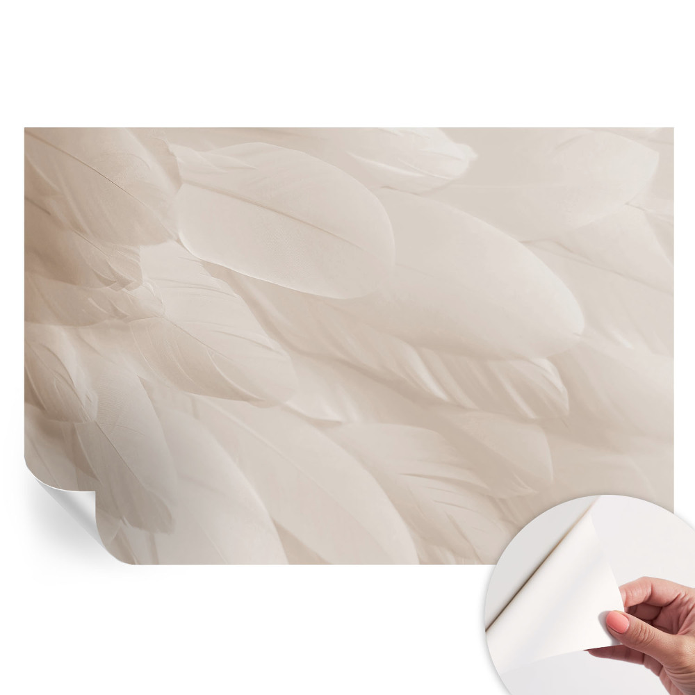 Samolepiaca fototapeta do spálne Éterické perie