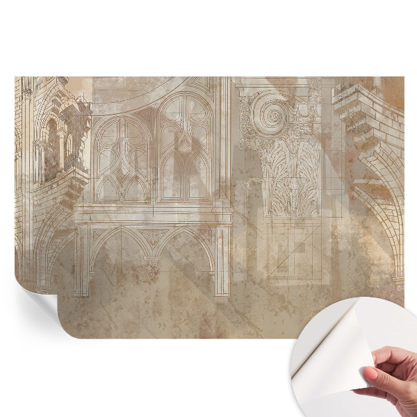 Samolepiaca fototapeta do spálne Historické ozdoby