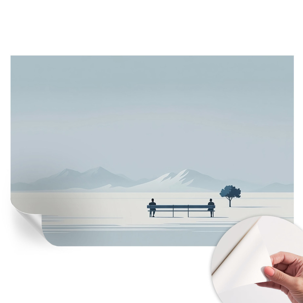 Moderná fototapeta do obývačky Minimalistická krajina
