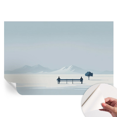 Moderná fototapeta do obývačky Minimalistická krajina