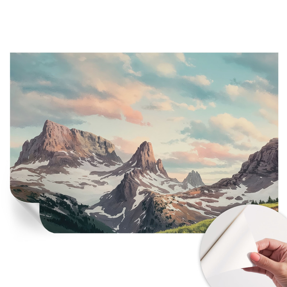 Samolepiaca fotografická tapeta Horská panoráma