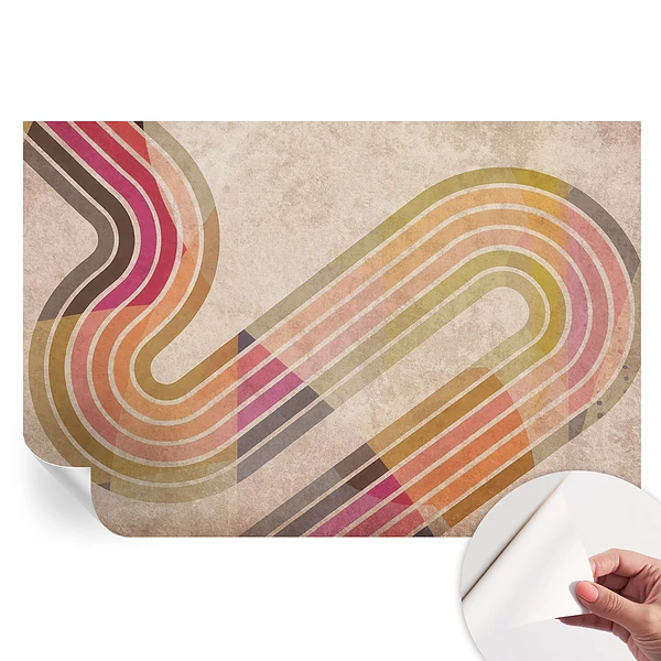 Samolepiaca fototapeta Geometrické čiary