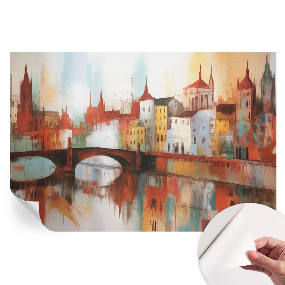 Samolepiaca fototapeta Mestská krajina do spálne