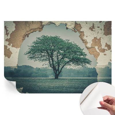 Samolepiaca fototapeta Osamelý strom