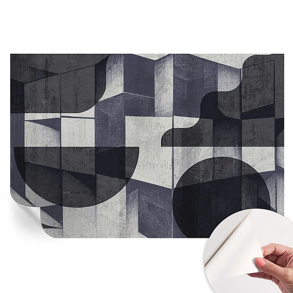 Samolepiaca nástenná maľba Geometrická symetria