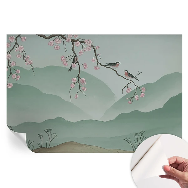 Samolepiaca fototapeta do spálne Japonská serenáda