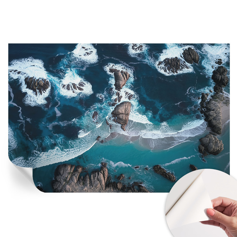 Samolepiaca fototapeta do spálne Oceánske vlny