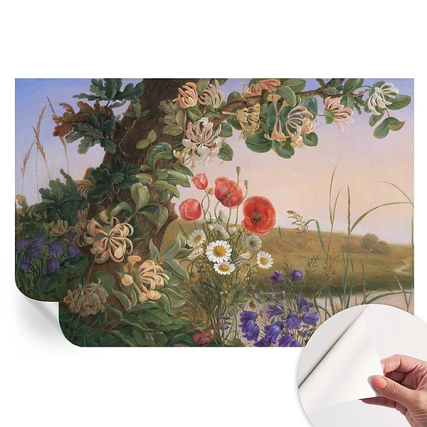 Samolepiaca fototapeta Kvetinová idylka do spálne