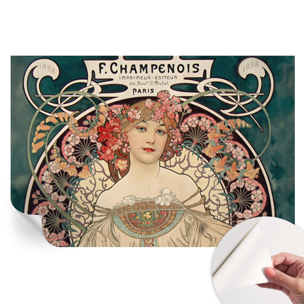 Samolepiaca fototapeta Kvetinová symetria do spálne