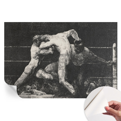 Moderná fototapeta do obývačky Súboj boxerov
