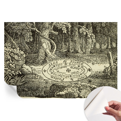 Moderná fototapeta do obývačky Magický kruh