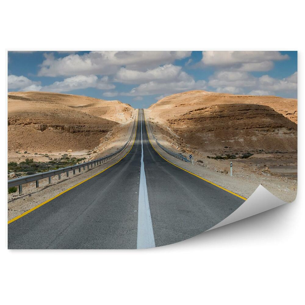 Fototapeta na stenu Púštna Cesta Cesta Ulica Obloha
