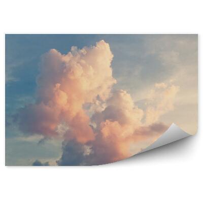 Fototapeta Ružové oblaky na modrej oblohe