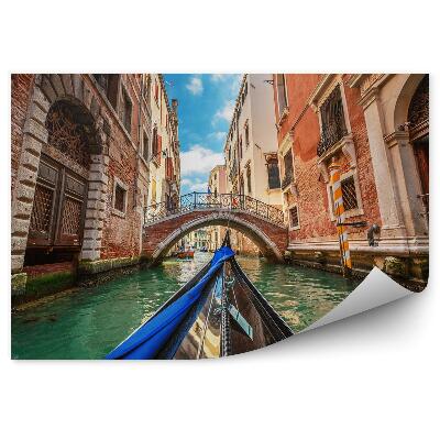 Fototapeta na stenu Canal grande a gondoly v Benátkach