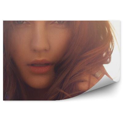 Fototapeta Portrét Ženy S Bielym Pozadím