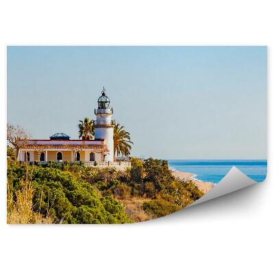 Fototapeta Maják pláž Stredozemné more