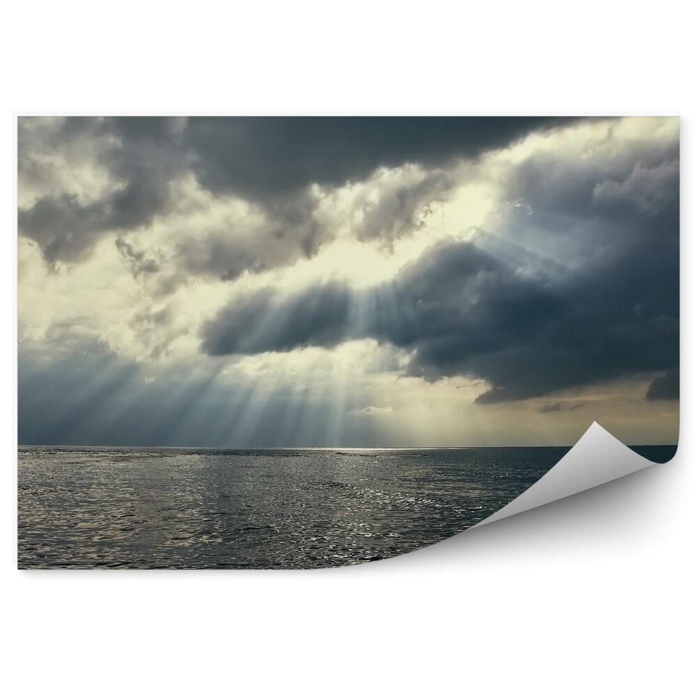 Fototapeta na stenu More Západ Slnka Obloha Mraky Pohľad