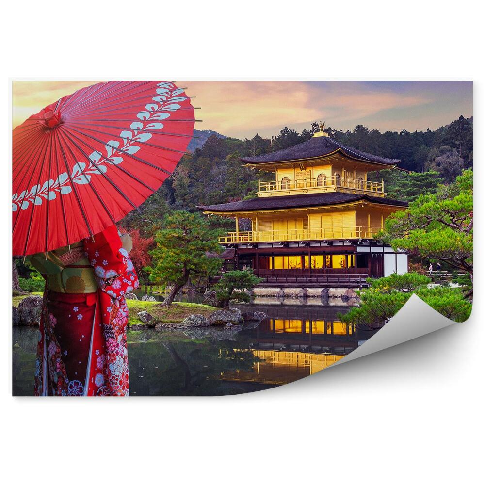 Fototapeta na stenu Japonsko Architektúra Príroda Stromy Žena