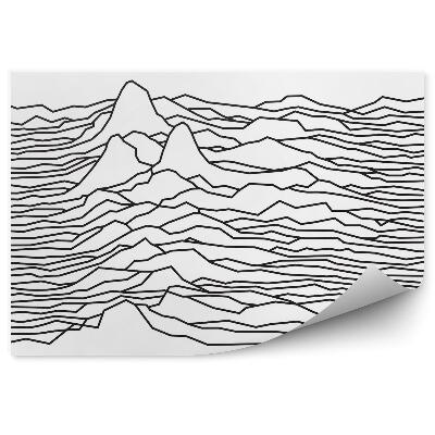 Fototapeta na stenu Rytmus vĺn, hory