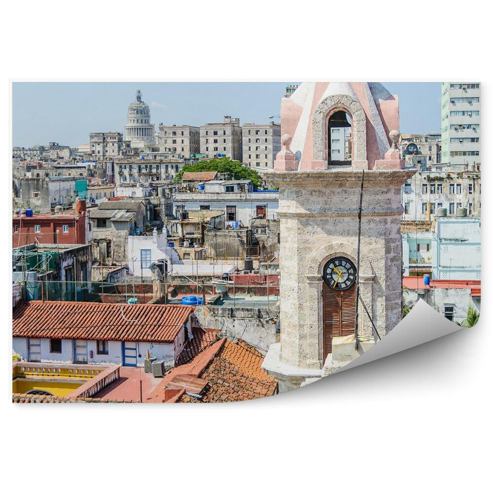 Fototapeta na stenu Pohľad Na Mesto Katedrála Architektúra Kuba