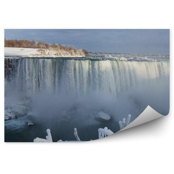 Fototapeta na stenu Vodopád sneh zima stromy príroda Niagara