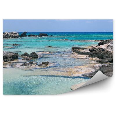 Fototapeta Skaly Oceán Balvany Obloha Mraky