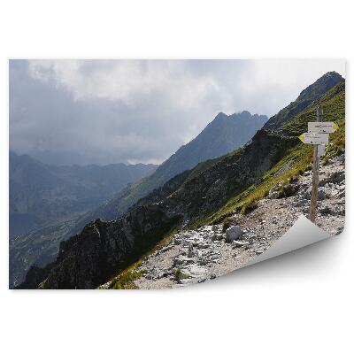 Fototapeta Dolina pięciu stawów tatry hory obloha mraky znak