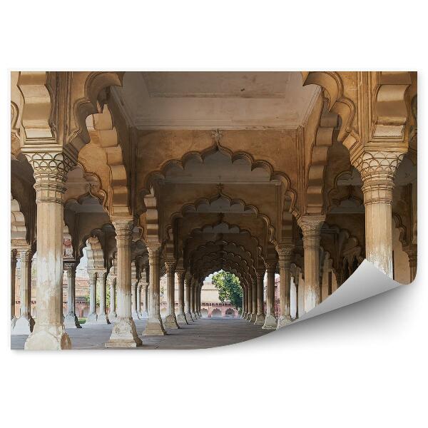 Fototapeta na stenu Červená Pevnosť India Oblúky Stĺpy Architektúra