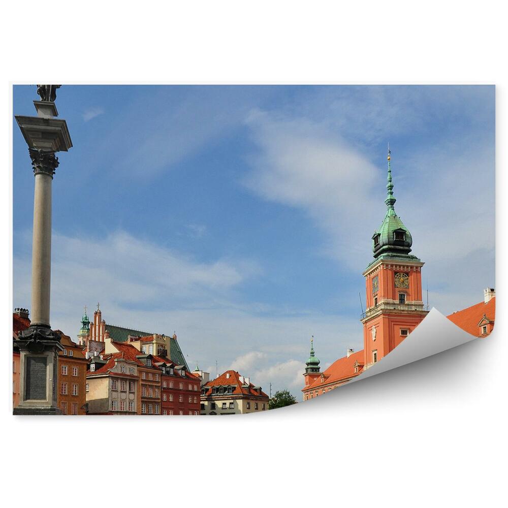 Fototapeta Staré mesto Varšava ľudia