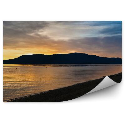 Fototapeta Západ Slnka San Juan Drevená Budova Oceán Ostrov