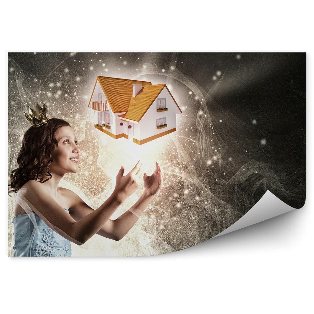 Detská fototapeta Čarovný domček pre malú princeznú