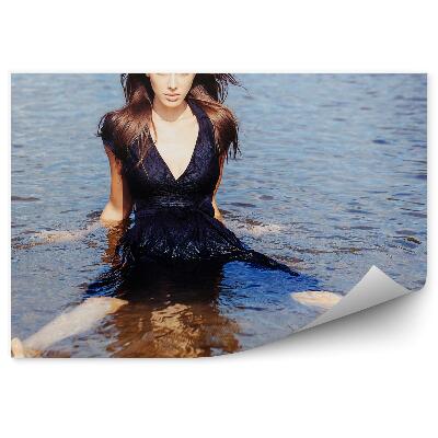 Fototapeta Mladá Žena Vo Vode