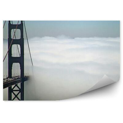 Fototapeta na stenu Hmla Golden Gate Bridge Autá Oceán San Francisco Hory