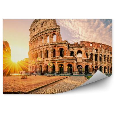 Fototapeta na stenu Ranné slnko v taliansku mestské budovy