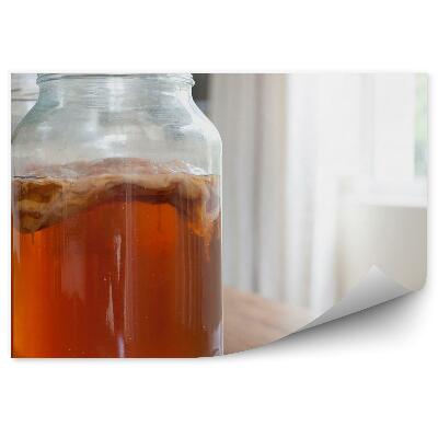 Fototapeta na stenu Čajové poháre kuchynský stôl