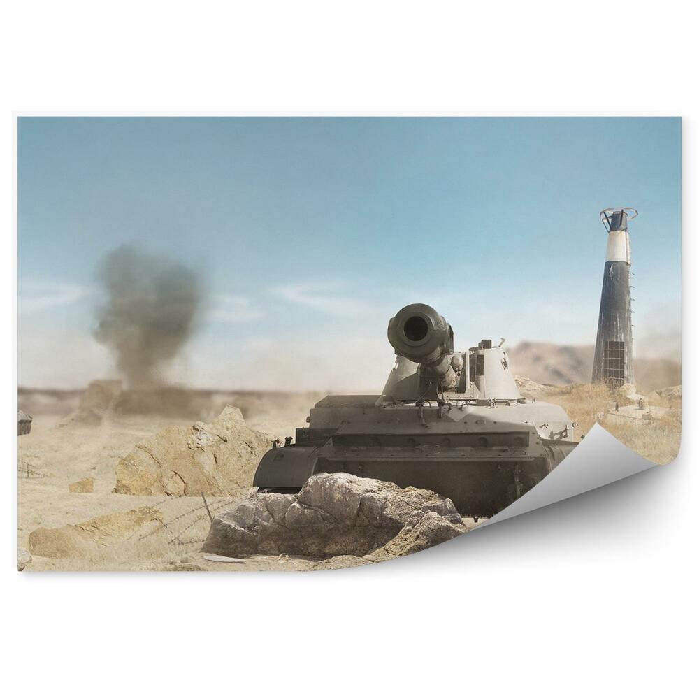 Fototapeta na stenu Scéna tankovej bitky