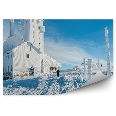 Fototapeta Architektúra budova vrchol hory